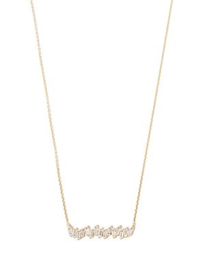 Suzanne Kalan 18kt yellow gold diamond necklace