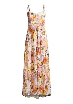 Suzie Vitreo Floral Maxi Dress