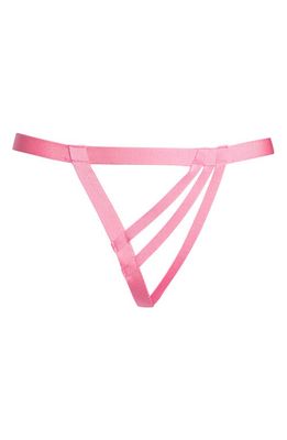 SUZY BLACK Beth Strappy Thong in Pink