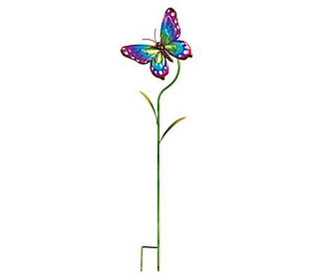 SVD 51.25" Purple Butterfly Stake