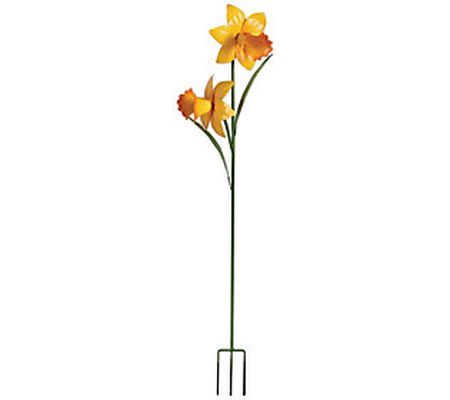 SVD Double Daffodil Garden Stake