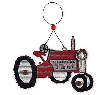 SVD Festive Farm Fresh Tractor Ornament