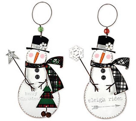 SVD Winter Snowmen Ornaments Set