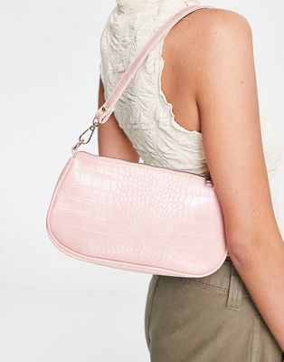 SVNX mini shoulder bag in pink