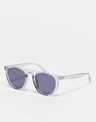 SVNX remastered classic sunglasses in crystal gray
