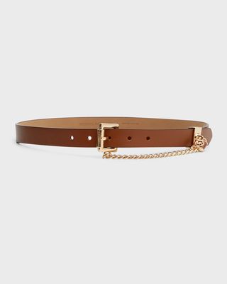 Swag Chain Leather Belt