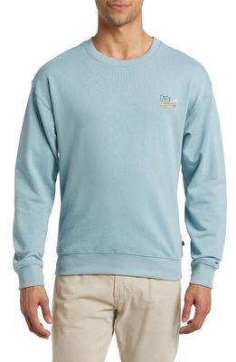 Swannies Golf is Easy Embroidered French Terry Sweatshirt in Reef
