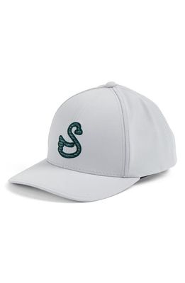 Swannies Lewis Water Repellent Stretch Golf Hat in Gray-Jasper