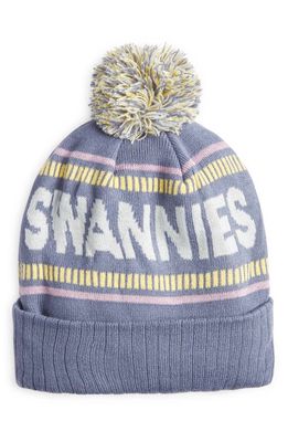 Swannies Nelson Pom Beanie in Charcoal