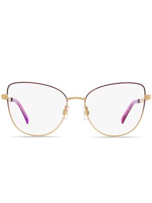 Swarovski 5451 two-tone butterfly-frame glasses - Gold