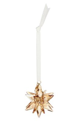 SWAROVSKI Annual Edition 3D Crystal Star Ornament in Gold