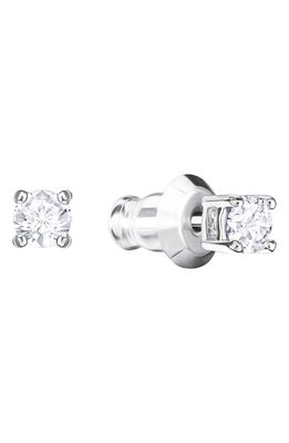 SWAROVSKI Attract Crystal Stud Earrings in Silver /Clear Crystal