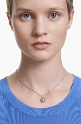 SWAROVSKI Chroma Dancing Crystal Pendant Necklace in Blue