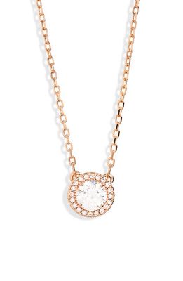 Swarovski Constella Crystal Pendant Necklace in Rose Gold