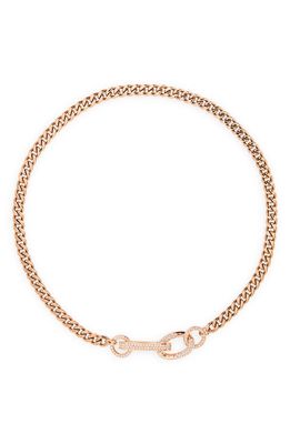 Swarovski Dextera Collar Necklace in Rose Gold