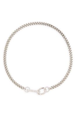 Swarovski Dextera Collar Necklace in Silver