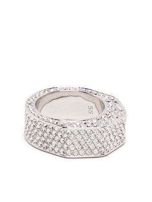 Swarovski Dextera crystal-embellished ring - Silver