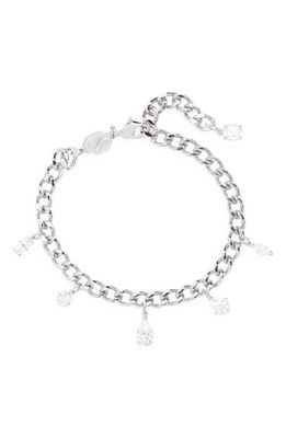 Swarovski Dextera Dangling Crystal Bracelet in Silver