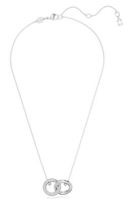 SWAROVSKI Dextera Interlink Pendant Necklace in Silver