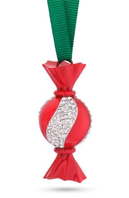 SWAROVSKI Dulcis Holiday Cheers Ornament in Red Multicolored