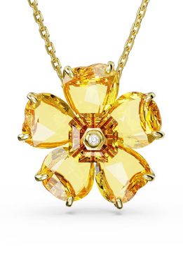 SWAROVSKI Florere Pendant Necklace in Yellow