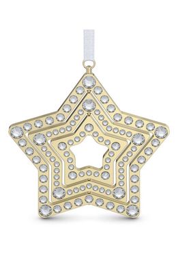 SWAROVSKI Holiday Magic Crystal Star Ornament in Gold