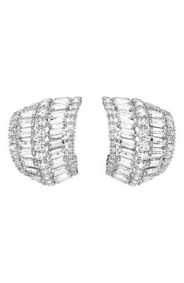 SWAROVSKI Hyperbola Cubic Zirconia Drop Earrings in Silver /Clear Crystal