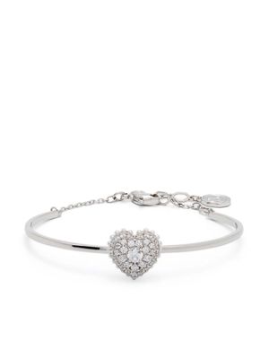 Swarovski Hyperbola heart-motif bracelet - Silver