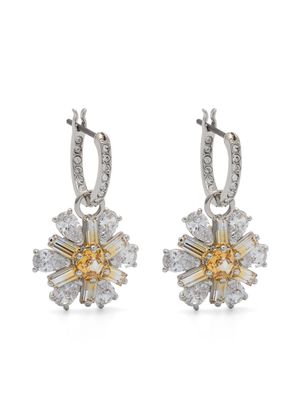 Swarovski Idyllia floral-motif earrings - Silver