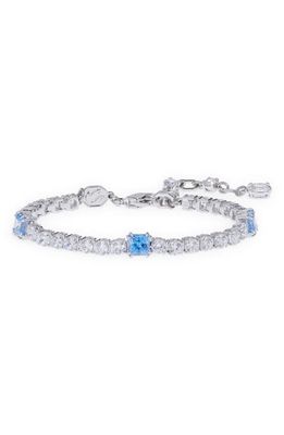 Swarovski Matrix Crystal Tennis Bracelet in Blue