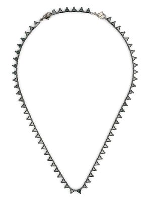 Swarovski Matrix gem-embellished necklace - Grey