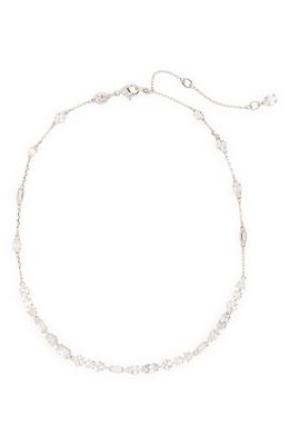 Swarovski Mesmera Crystal Collar Necklace in Silver