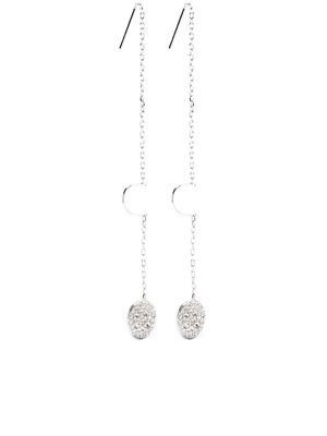 Swarovski Meteora dangle earrings - Silver