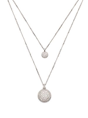 Swarovski Meteora layered necklace - Silver