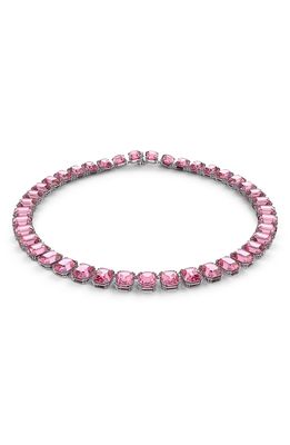 Swarovski Millenia Crystal Collar Necklace in Pink