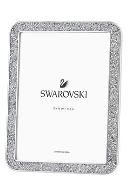 SWAROVSKI Minera Small Crystal Picture Frame in Silver Tone