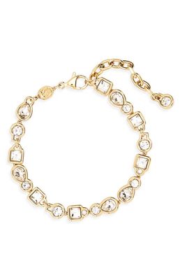 Swarovski Small Dextera Crystal Bracelet in Gold
