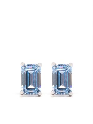 Swarovski Stilla crystal stud earrings - Blue