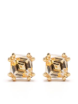 Swarovski Stilla crystal stud earrings - Gold