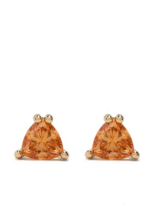 Swarovski Stilla crystal stud earrings - Orange