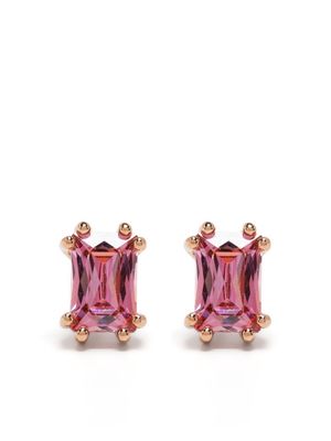 Swarovski Stilla stud earrings - Pink