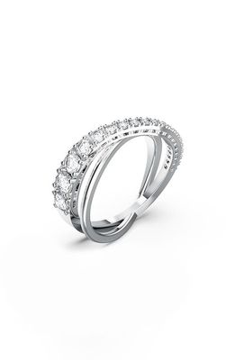 SWAROVSKI TWIST-RING ROWS CZWH/RHS in White