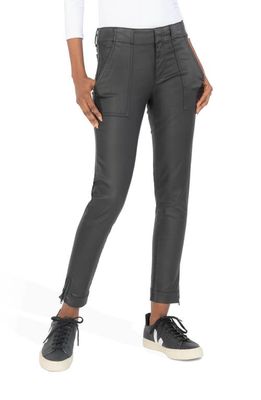 SWAT FAME Reese Ankle Straight Leg Jeans in Black