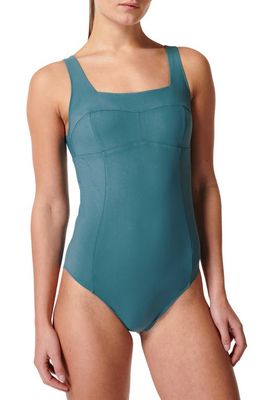 Sweaty Betty Brook One-Piece Swimsuit in Horizon Blue