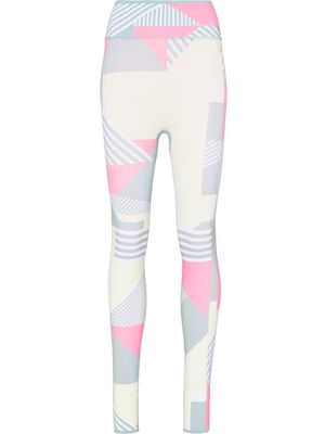 Sweaty Betty Interval graphic-print seamless leggings - Pink