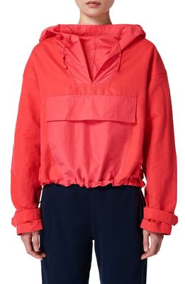 Sweaty Betty Nomad Pullover Jacket in Tulip Red