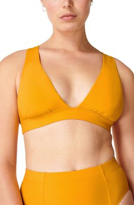 Sweaty Betty Peninsula Bikini Top in Haze Yellow