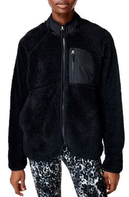 Sweaty Betty Pennine Fleece Zip Jacket in Black