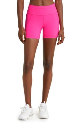 Sweaty Betty Power Bike Shorts in Hot Pink