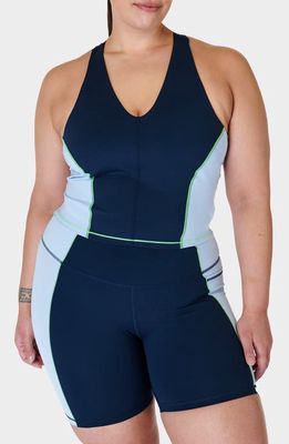 Sweaty Betty Power Racerback Tank in Breeze Blue